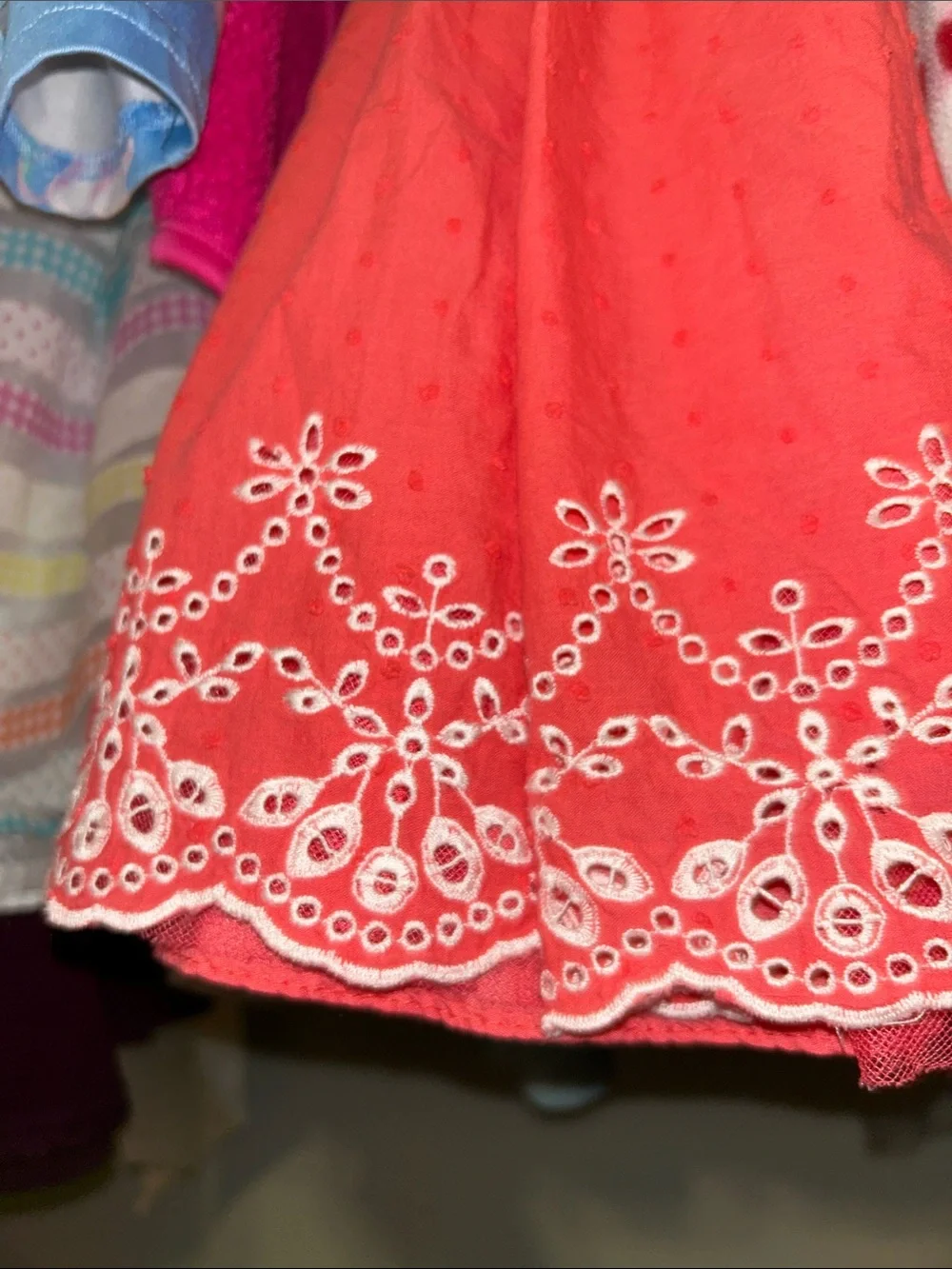 Sweet Heart Rose 🌹 Pink Girls' Embroidered Party Dress